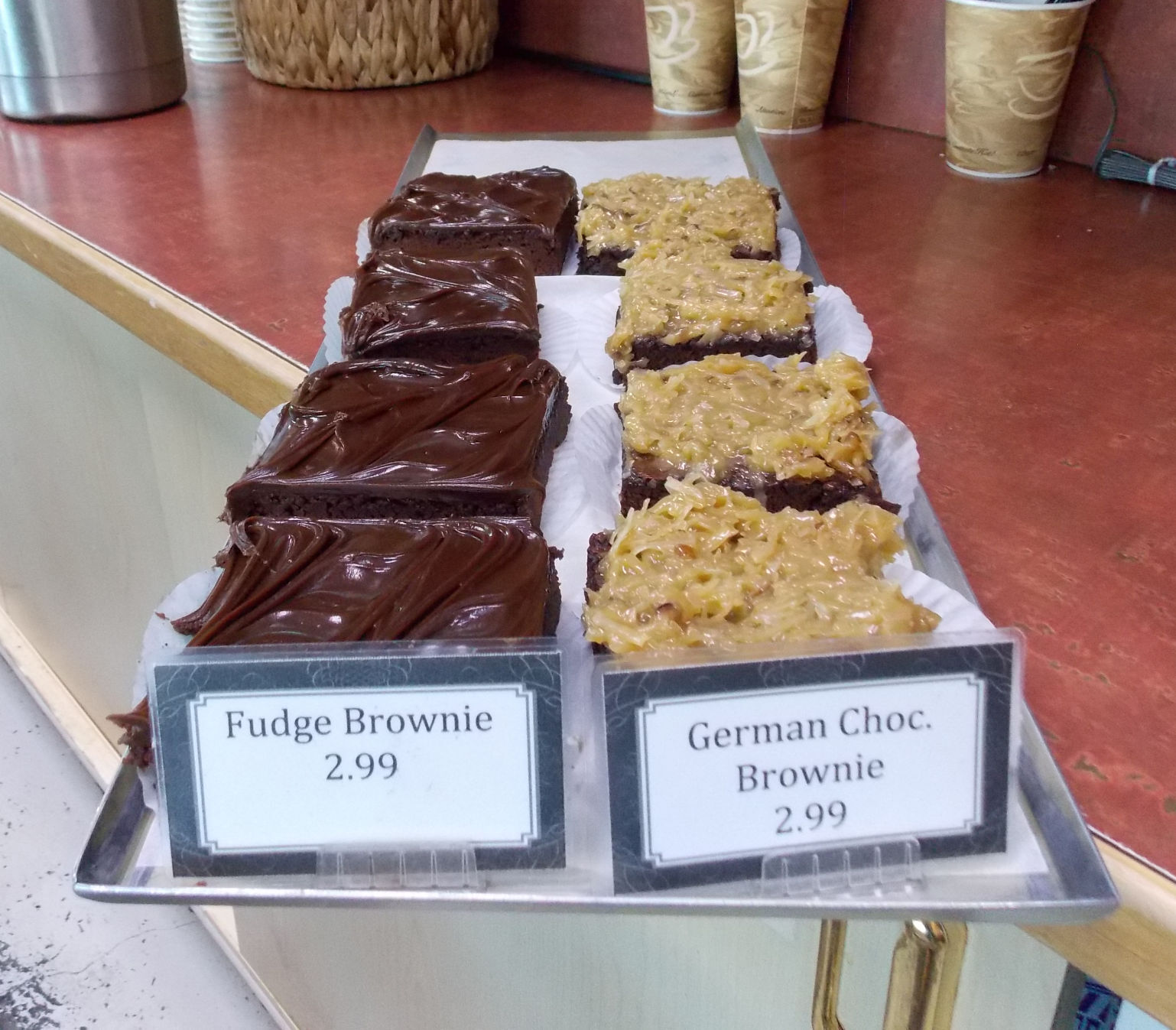 Castle Rock Bakery brownies